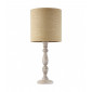 Lampe de table Sagara Bois Bois de lavage blanc 1 ampoule 42cm|Lampes à poser|Luminaire Center