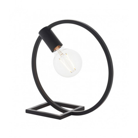 Lampe de table Shape Acier Noir mat 2 ampoules 31,2cm|Lampes à poser|Luminaire Center