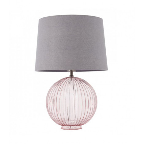 Lampe de table Mia Acier,tissu,acrylique Verre,Bois 1 ampoule 57cm|Lampes à poser|Luminaire Center