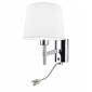 Lampe avec abat jour Bristol Métal Chrome|Lampes à poser|Luminaire Center