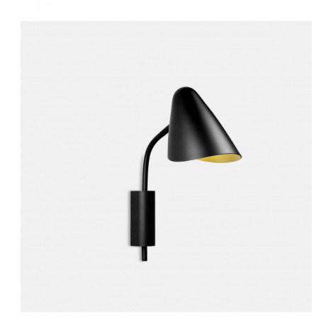 Lampe de lecture Organic Acier Noir 1 ampoule 36,5cm|Lampes à poser|Luminaire Center