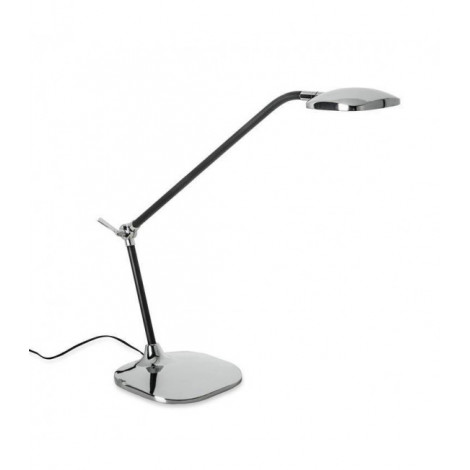 Lampe de table Queen Zamac Chrome,noir 1 ampoule 49,1cm|Lampes à poser|Luminaire Center