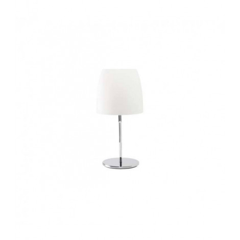Lampe de table Flavia Acier Chrome 1 ampoule 51cm|Lampes à poser|Luminaire Center
