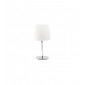 Lampe de table Flavia Acier Chrome 1 ampoule 51cm|Lampes à poser|Luminaire Center