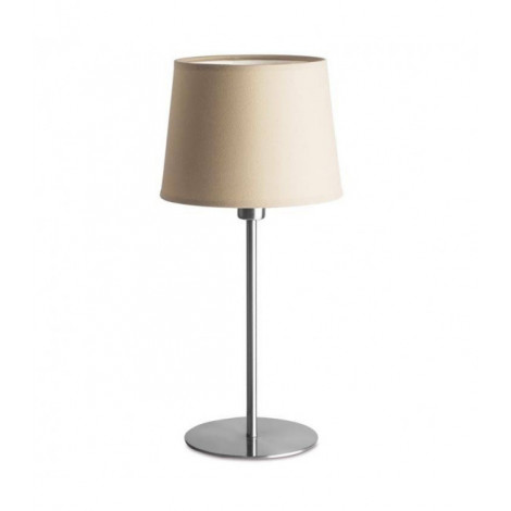Lampe de table Bristol Métal Nickel satiné 1 ampoule 60cm|Lampes à poser|Luminaire Center