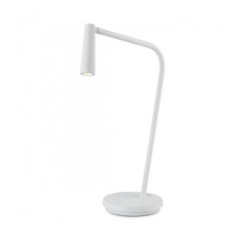 Lampe de table Gamma Acier blanc 46,5 Cm|Lampes à poser|Luminaire Center