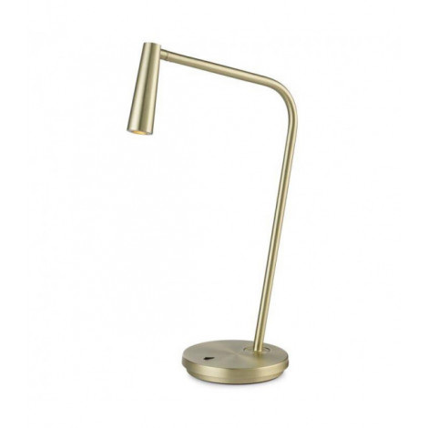 Lampe de table Gamma Acier Or satiné 46,5 Cm|Lampes à poser|Luminaire Center