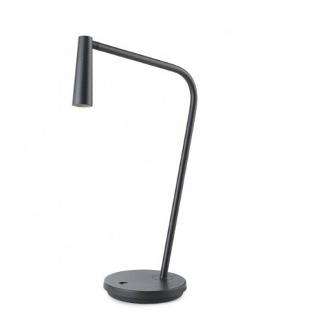 Lampe de table Gamma Acier Gris urbain 46,5 Cm|Lampes à poser|Luminaire Center