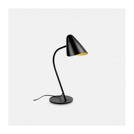 Lampe de table Organic Acier Noir 1 ampoule 47cm|Lampes à poser|Luminaire Center