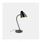 Lampe de table Organic Acier Noir 1 ampoule 47cm|Lampes à poser|Luminaire Center
