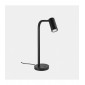 Lampe de table Simply Aluminium,acier Noir 1 ampoule 50,7cm|Lampes à poser|Luminaire Center