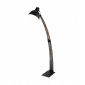 Lampe de bureau Nanna Métal,bois Noir,brun foncé 1 ampoule 160cm|Lampes à poser|Luminaire Center