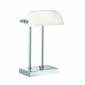 Lampe de table Bankers Bankers Chrome 1 ampoule 32cm|Lampes à poser|Luminaire Center