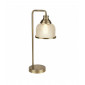 Lampe de table Bistro Acier Laiton antique 1 ampoule 45cm|Lampes à poser|Luminaire Center