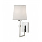 Lampe avec abat jour Fletcher Laiton Nickel poli 1 ampoule 38,7cm|Lampes à poser|Luminaire Center