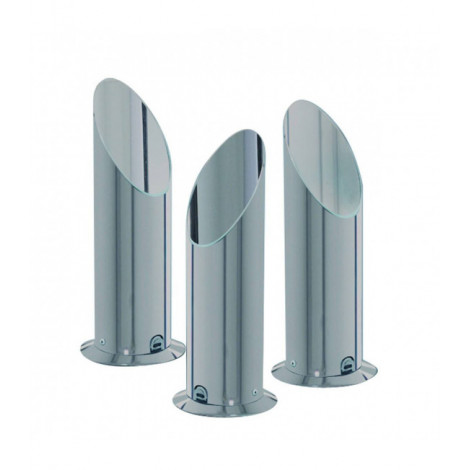 Lampe de table Uplighter Argent satiné 1 ampoule 23cm|Lampes à poser|Luminaire Center