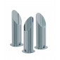 Lampe de table Uplighter Argent satiné 1 ampoule 23cm|Lampes à poser|Luminaire Center