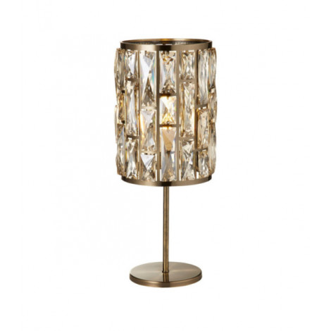 Lampe de table Bijou Acier doux,verre Laiton Antique|Lampes à poser|Luminaire Center