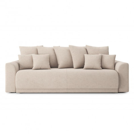 Canapé droit NOVA convertible tissu beige 3 places|Canape|Baita Home