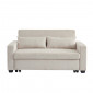 Canapé droit EVA convertible velours côtelé beige 3 places|Canape|Baita Home