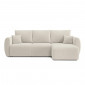 Canapé d'angle REFA convertible velours côtelé beige 4 places|Canape|Baita Home
