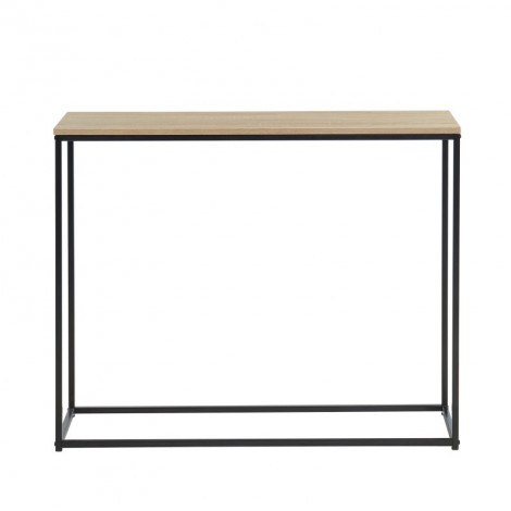 Console ARCHE effet chêne et métal noir 100cm|Console|Baita Home