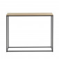 Console ARCHE effet chêne et métal noir 100cm|Console|Baita Home