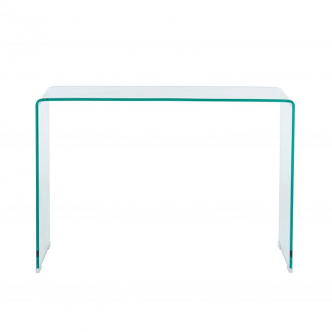 Console GINZA verre trempé transparent 110cm|Console|Baita Home