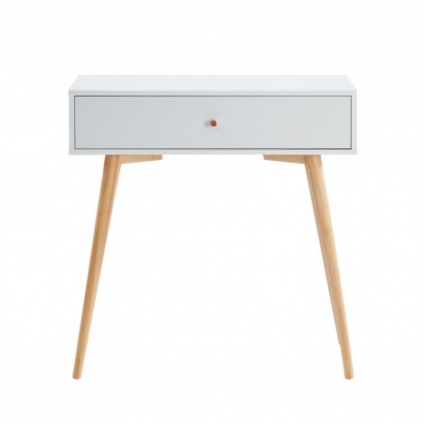 Console ANNETTE Blanc 1 Tiroir - L80cm|Console|Baita Home