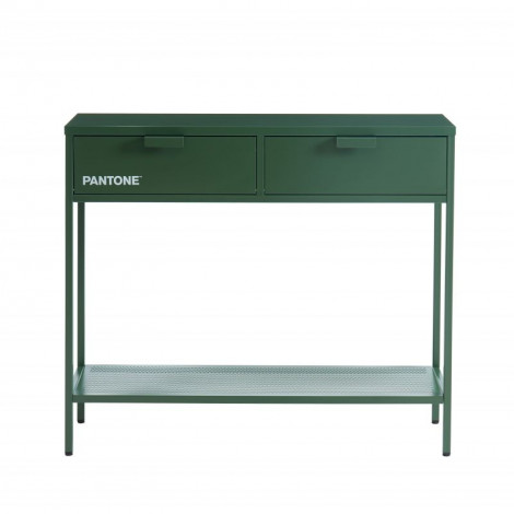 Console PANTONE métal kaki 100cm|Console|Baita Home
