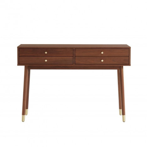 Console MARCELLO placage noyer 4 tiroirs 120cm|Console|Baita Home