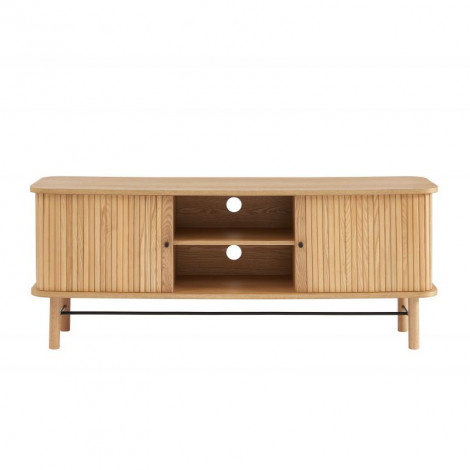 Meuble tv ERNEST frêne portes tambour|Meuble TV|Baita Home