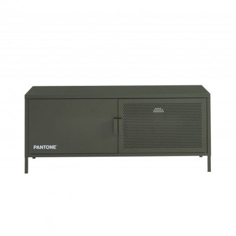 Meuble tv PANTONE métal vert olive foncé 120cm|Meuble TV|Baita Home