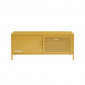 Meuble tv PANTONE métal jaune moutarde 120cm|Meuble TV|Baita Home
