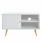 Meuble tv ANNETTE blanc 90cm|Meuble TV|Baita Home