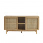 Buffet HELENA effet chêne et cannage rotin 150 cm|Buffet|Baita Home