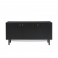 Buffet CALISTA placage frêne noir et pieds métal 160cm|Buffet|Baita Home