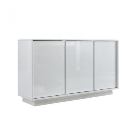 Buffet MILANO laqué blanc brillant 138cm|Buffet|Baita Home