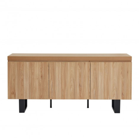 Buffet FELIX effet chêne et métal noir 180cm|Buffet|Baita Home