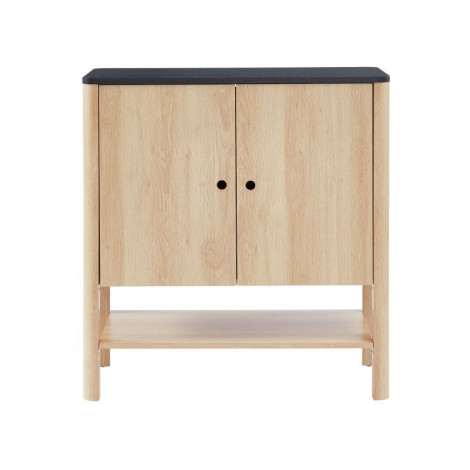 Buffet JAPENDI effet chêne et gris anthracite 80cm|Buffet|Baita Home
