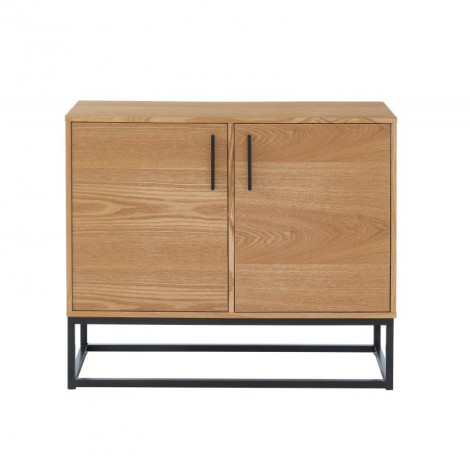 Buffet BRIXTON placage frêne 2 portes 90cm|Buffet|Baita Home