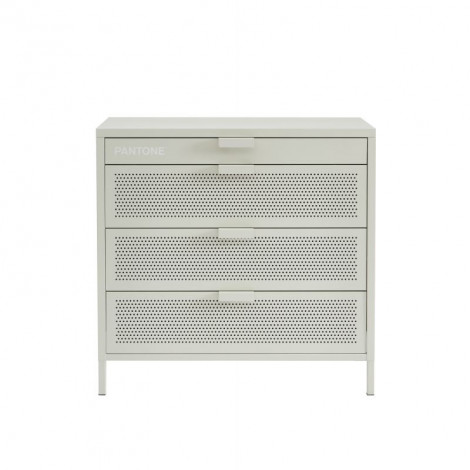 Commode PANTONE métal beige sable 4 tiroirs|Commode|Baita Home