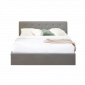 Lit coffre BAHIA tissu gris 140x190 sommier inclus|Lit Adulte|Baita Home