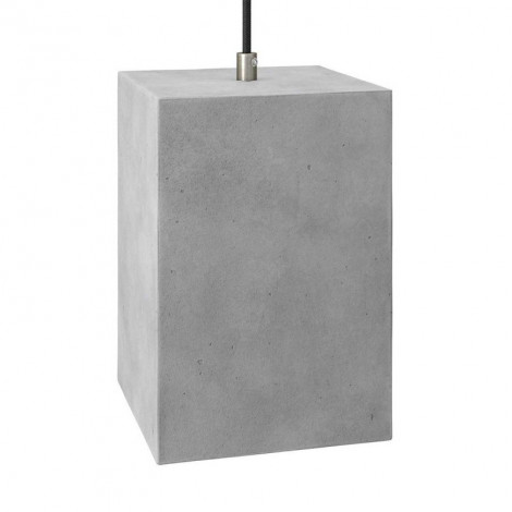 Suspension rectangulaire ciment gris|Suspensions|Lampe Avenue