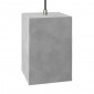 Suspension rectangulaire ciment gris|Suspensions|Lampe Avenue