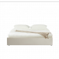 Lit coffre SAKURA velours beige crème 180x200 sommier inclus|Lit Adulte|Baita Home