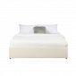 Lit coffre SAKURA velours beige crème 160x200 sommier inclus|Lit Adulte|Baita Home