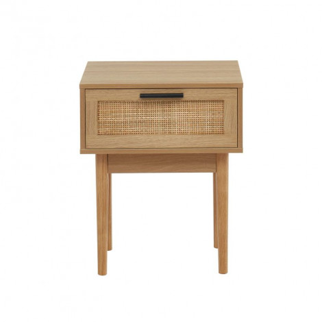Table de chevet AMANA cannage rotin 1 tiroir 40cm|Chevet|Baita Home