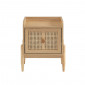 Table de chevet PABLO cannage rotin et effet bois 1 tiroir|Chevet|Baita Home