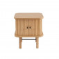 Table de chevet ERNEST frêne portes tambour|Chevet|Baita Home